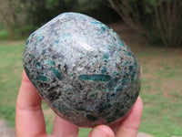 Polished Green Emerald In Matrix Standing Free Forms x 3 From Zimbabwe - TopRock