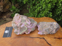 Natural Rare XXL Stichtite & Green Serpentine Specimens x 2 From Barberton, South Africa - TopRock