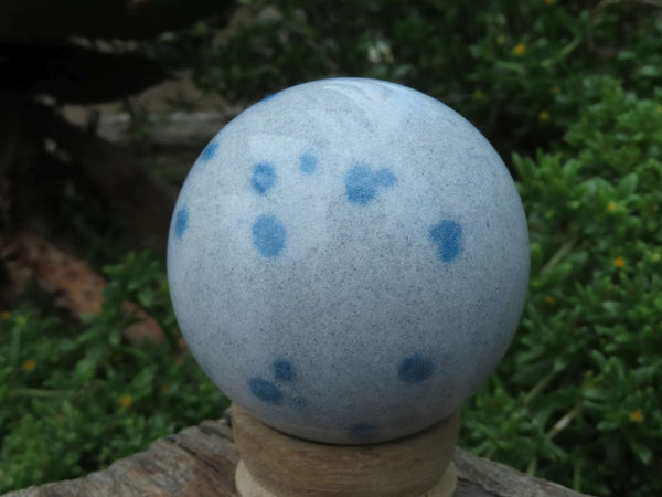 Polished Small Blue Spotted Spinel Spheres x 6 From Madagascar - TopRock