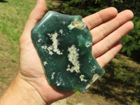 Polished Mtorolite Emerald Chrome Chrysoprase Plates x 6 From Mutorashanga, Zimbabwe - TopRock