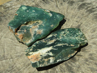 Polished Mtorolite Emerald Chrome Chrysoprase Plates x 6 From Mutorashanga, Zimbabwe - TopRock