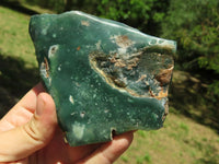 Polished Mtorolite Emerald Chrome Chrysoprase Plates x 6 From Mutorashanga, Zimbabwe - TopRock