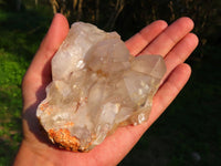 Natural Hematoid Quartz Clusters x 3 From Zimbabwe - TopRock