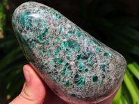 Polished Emeralds In Matrix Standing Free Form x 1 From Sandawana, Zimbabwe - TopRock