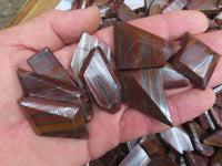 Polished Banded Tiger Iron Muggle Stone Jewellery Free Forms - Sold per Piece - From South Africa - TopRock