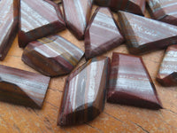 Polished Banded Tiger Iron Muggle Stone Jewellery Free Forms - Sold per Piece - From South Africa - TopRock