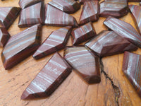 Polished Banded Tiger Iron Muggle Stone Jewellery Free Forms - Sold per Piece - From South Africa - TopRock