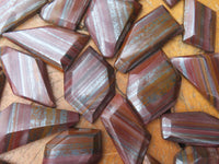 Polished Banded Tiger Iron Muggle Stone Jewellery Free Forms - Sold per Piece - From South Africa - TopRock