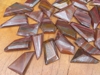 Polished Banded Tiger Iron Muggle Stone Jewellery Free Forms - Sold per Piece - From South Africa - TopRock