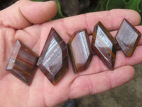 Polished Banded Tiger Iron Muggle Stone Jewellery Free Forms - Sold per Piece - From South Africa - TopRock