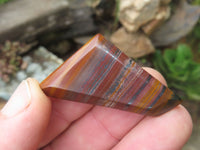 Polished Banded Tiger Iron Muggle Stone Jewellery Free Forms - Sold per Piece - From South Africa - TopRock