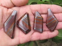 Polished Banded Tiger Iron Muggle Stone Jewellery Free Forms - Sold per Piece - From South Africa - TopRock