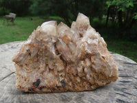 Natural Smokey Phantom Quartz Cluster x 1 From Lwena, Congo - TopRock