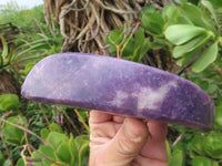 Polished Nice Purple Lepidolite Free Forms x 3 From Zimbabwe - TopRock