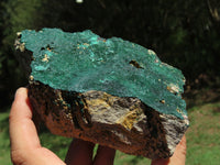 Natural Large Drusy Malachite Specimens x 2 From Congo - TopRock