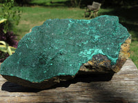 Natural Large Drusy Malachite Specimens x 2 From Congo - TopRock