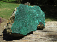 Natural Large Drusy Malachite Specimens x 2 From Congo - TopRock