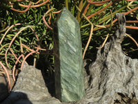 Polished Banded Green Fuchsite Crystal Points x 3 From Madagascar - TopRock