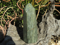 Polished Banded Green Fuchsite Crystal Points x 3 From Madagascar - TopRock