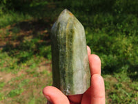 Polished Banded Green Fuchsite Crystal Points x 6 From Madagascar - TopRock