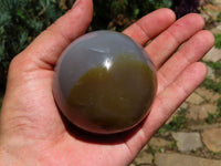 Polished Agate Spheres x 2 From Madagascar - TopRock