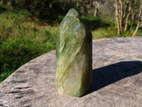 Polished NEW Exciting Banded Green Fuchsite Quartz Crystal Points x 4 From Madagascar - TopRock