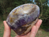 Polished Flower Dream Amethyst Standing Free Forms x 2 From Madagascar - TopRock