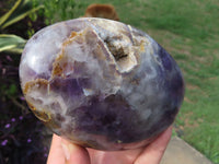 Polished Flower Dream Amethyst Standing Free Forms x 2 From Madagascar - TopRock