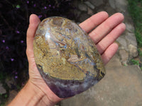 Polished Flower Dream Amethyst Standing Free Forms x 2 From Madagascar - TopRock