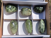 Polished Leopard Stone Gallets x 6 From Zimbabwe - TopRock