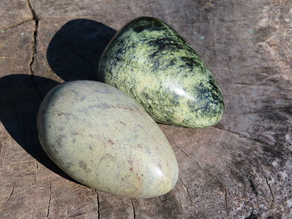 Polished Leopard Stone Gallets x 6 From Zimbabwe - TopRock