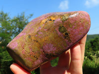 Polished Stichtite Free Forms With Serpentine x 2 From Barberton, South Africa - TopRock