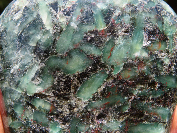 Polished Emeralds In Matrix Standing Free Form x 2 From Sandawana, Zimbabwe - TopRock