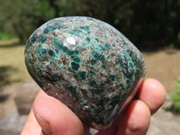 Polished Green Emerald In Matrix Free Forms x 6 From Zimbabwe - TopRock