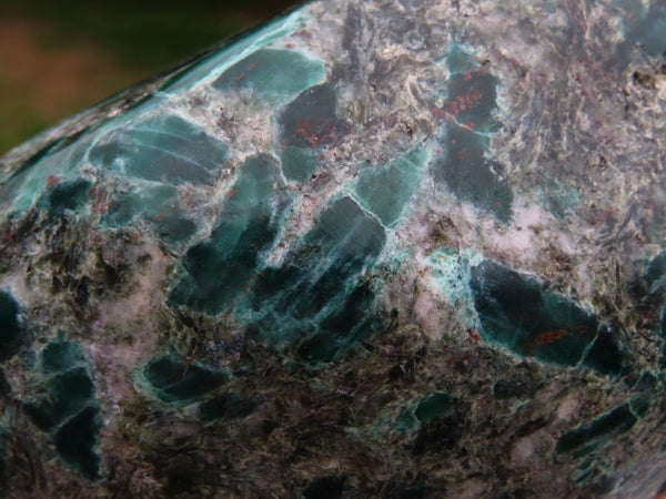 Polished Emeralds In Matrix Free Form x 1 From Sandawana, Zimbabwe - TopRock